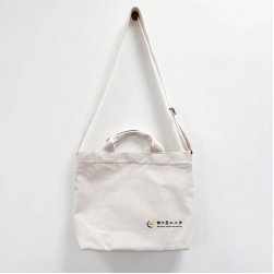 【團購商品，10個起做】NTPU帆布文青兩用包_米白