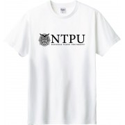 【少量現貨，售完不補】NTPU校景圖騰短T_白