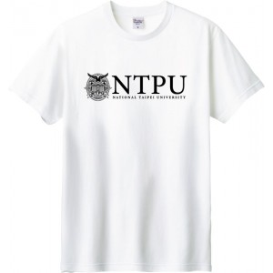 【少量現貨，售完不補】NTPU校景圖騰短T_白