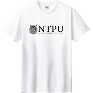 【少量現貨，售完不補】NTPU校景圖騰短T_白