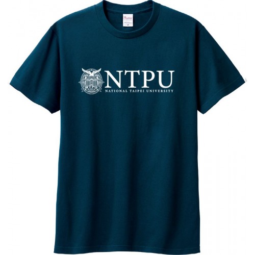 【最後一件S號,售完不補】NTPU校景圖騰短T_深藍 【最後一件S號,售完不補】NTPU校景圖騰短T_深藍