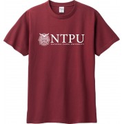 【最後一件S號，售完不補】NTPU校景圖騰短T_酒紅