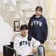 NTPU立體毛巾繡落肩帽T_經典藍 NTPU立體毛巾繡落肩帽T_經典藍