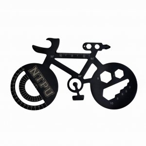【團購商品，10件起做】NTPU 自行車造型工具卡