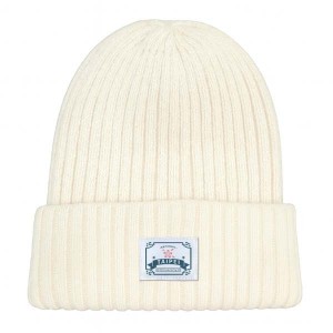 【熱銷新品】NTPU經典織標QQ毛帽_米白