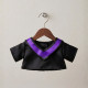 【玩偶配件包】NTPU領巾學士服_紫（不含玩偶）