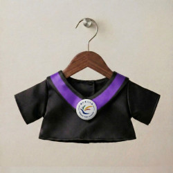 【玩偶配件包】NTPU領巾學士服_紫（不含玩偶）