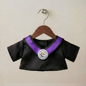 【玩偶配件包】NTPU領巾學士服_紫(不含玩偶)
