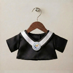 【玩偶配件包】NTPU領巾學士服_白（不含玩偶）