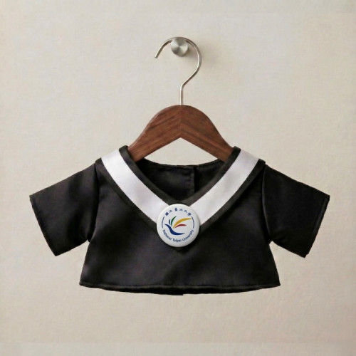 【玩偶配件包】NTPU領巾學士服_白(不含玩偶) 【玩偶配件包】NTPU領巾學士服_白(不含玩偶)