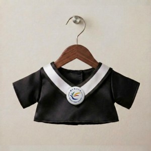 【玩偶配件包】NTPU領巾學士服_白(不含玩偶)