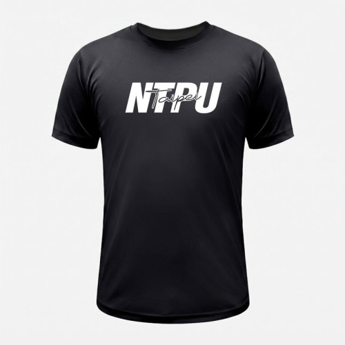 NTPU經典款超細纖維排汗短T_黑