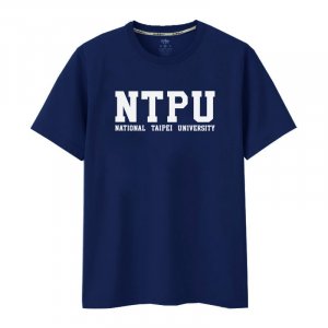 NTPU經典款純棉短T_深藍