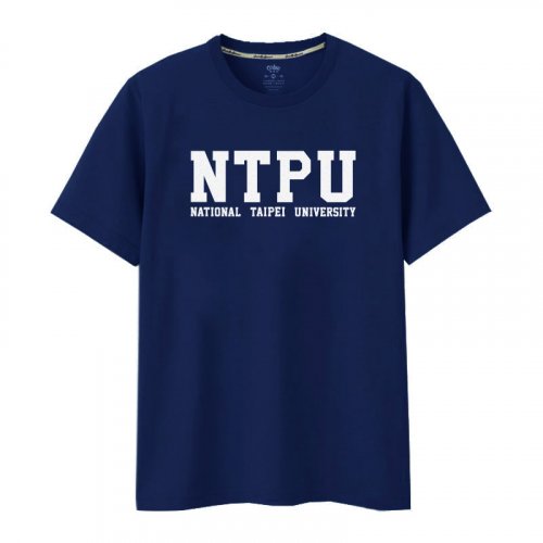 NTPU經典款純棉短T_深藍