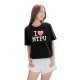 【絕版出清，最後一件】NTPU純棉短T(腰身女版)_I愛NTPU_黑