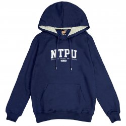 NTPU經典款刷毛帽T_深藍