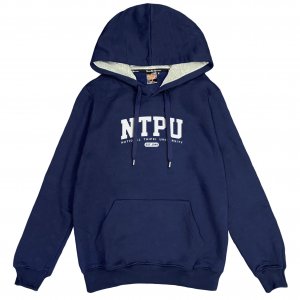 NTPU經典款刷毛帽T_深藍