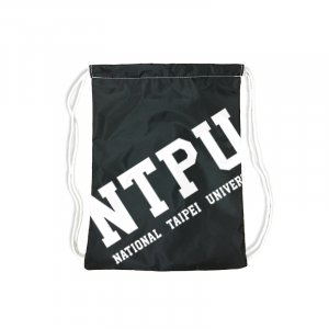 【絕版出清，售完不補】NTPU經典款束口後背袋_黑