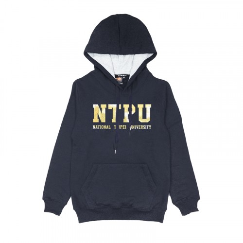 【最後四件XS,售完不補】NTPU燙金款長袖連帽T恤(男女適穿) 【最後四件XS,售完不補】NTPU燙金款長袖連帽T恤(男女適穿)