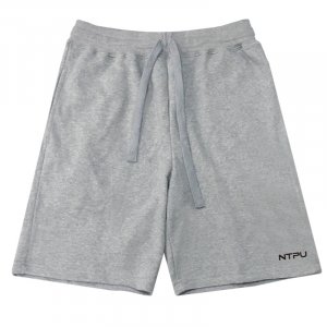 【絕版出清，售完10件起做】NTPU休閒有型棉短褲_灰