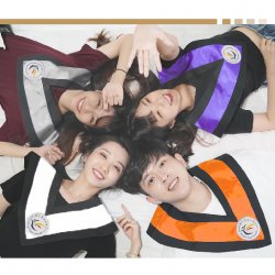 NTPU電繡校徽畢業領巾