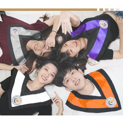 NTPU電繡校徽畢業領巾