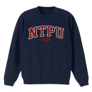 【絕版出清，售完30件起做】NTPU經典款美式大學T_深藍