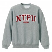 【絕版出清，售完30件起做】NTPU經典款美式大學T_灰