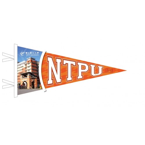 NTPU新校園三角旗_活力校景款