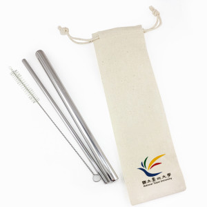 【團購商品，10個起做】NTPU環保吸管三入組