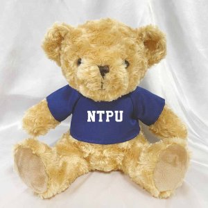 【團購商品，10隻起做】NTPU微笑小熊_藍